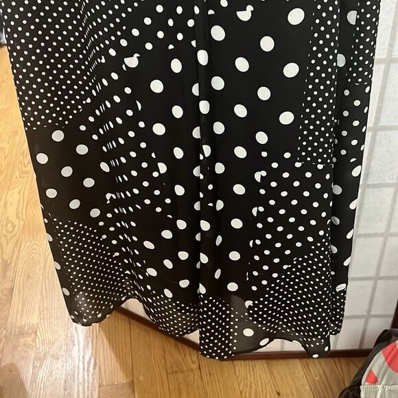 PERCEPTIONS NEWYORK POLKA DOT‎ DRESS SIZE 18 - Picture 3 of 7